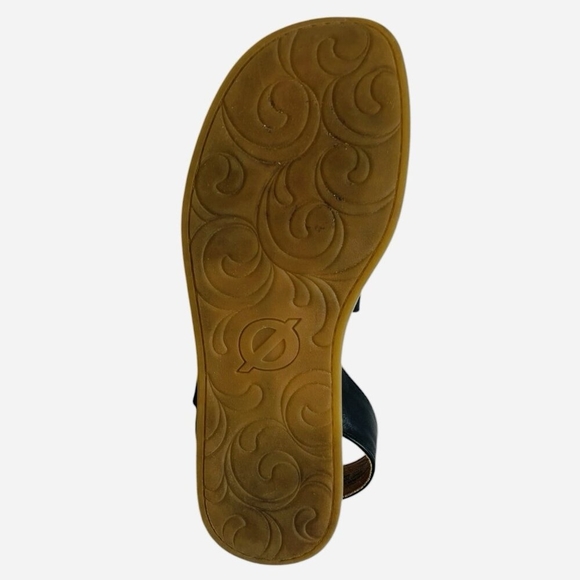 B.O.C. by Born Concept Kacee Black Ankle Strap Comfort Sandals 9M Excellent - Picture 6 of 7